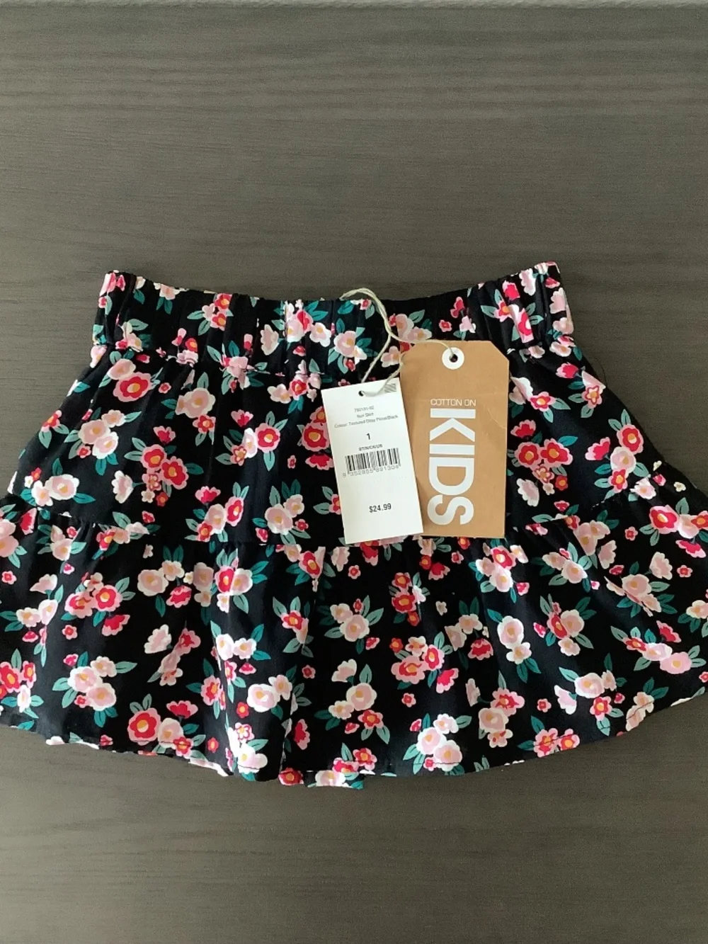 NWT Cotton On Kids Toddler Girls Two Piece Lots Denim Floral Ruffled Skirts Sz 1